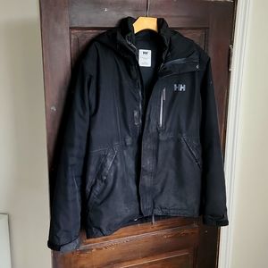 Men's Black Helly Hansen 2 in 1 Winter Jacket